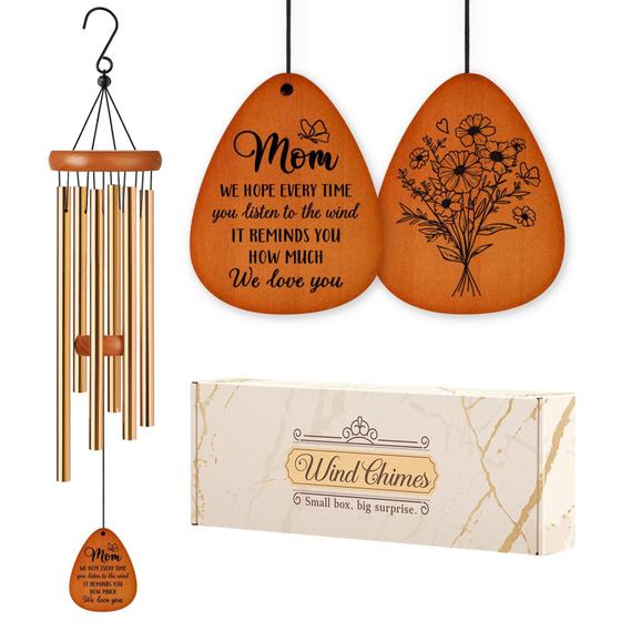 Imagem de Presentes de Wind Chimes Leebbsin para mãe, de filha e filho