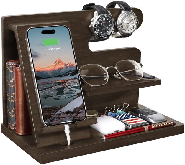 Imagem de Presentes: Wood Phone Docking Station T TARANTO para homens