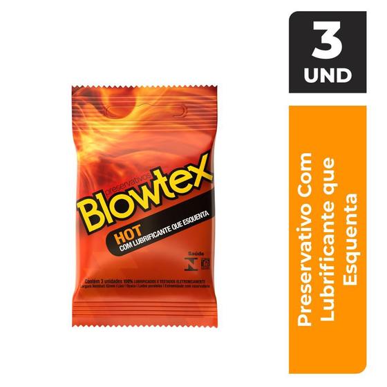 Imagem de Preservativo Blowtex Hot com 3 Unidades