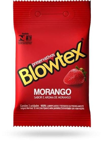 Imagem de Preservativo Blowtex Morango c/ 3