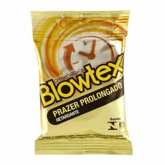 Imagem de Preservativo Blowtex Prazer Prolongado 3 Unidades
