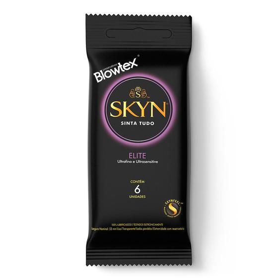 Preservativo Blowtex Skyn Elite 6 Unidades Menor preço em Preservativo Blowtex Skyn Elite 6 Unidades