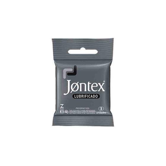 Imagem de Preservativo Jontex Lubrificado Com 3 Unidades