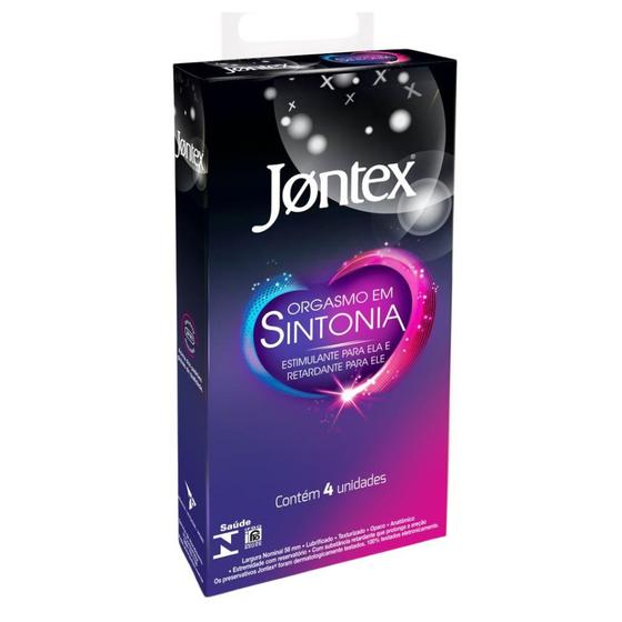 Imagem de Preservativo Jontex Orgasmo em Sintonia 4 Unidades