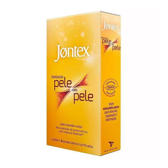 Imagem de Preservativo Jontex Pele com Pele 4 Unidades