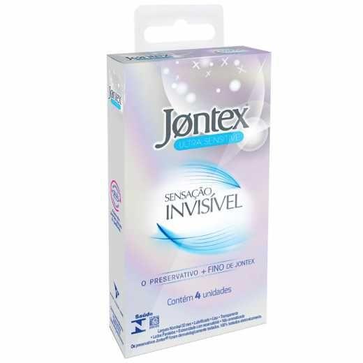 Imagem de Preservativo Jontex Sensação Invisível com 4 unidades