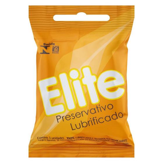 Imagem de Preservativo Lubrificado Elite 3 Unidades