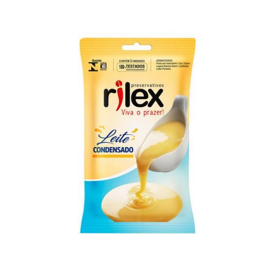 Imagem de Preservativo lubrificado kit com 3 unidades rilex