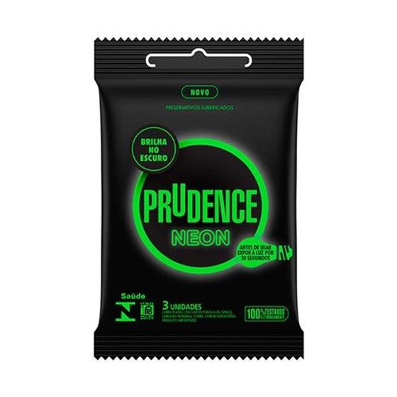 Imagem de Preservativo Prudence Neon 3 Unidades