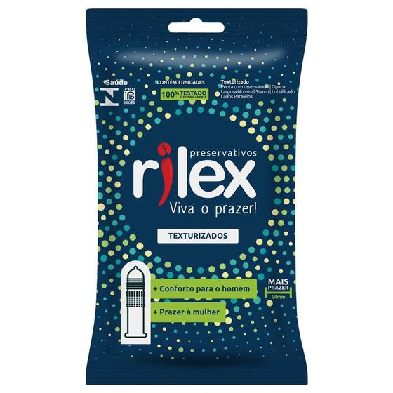 Imagem de Preservativo Rilex Texturizado 3und