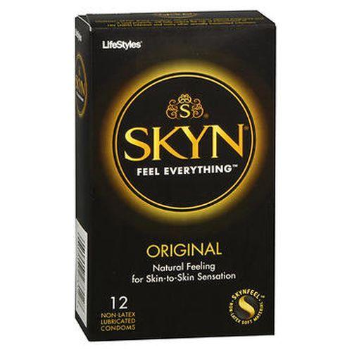 Imagem de Preservativos Lifestyles Skyn Original sem látex lubrificados 12 cada por Lifestyles (pacote com 6)