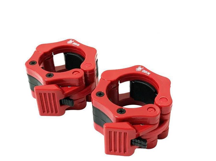 Imagem de Presilha Para Barra Olímpica Lock Jaw Par-Vermelho Odin Fit