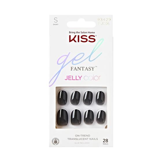 Imagem de Pressione as unhas KISS Gel Fantasy 'Quince Jelly' Purple Medium