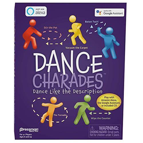 Imagem de Pressman Dance Charades Game: Pode ser jogado com CD incluído, Alexa Skills ou Google Assistente