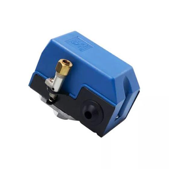 Imagem de Pressostato Compressor Ar Água 35103 Sdaq 1 Via 40/60 Psi com Válvula de Alívio