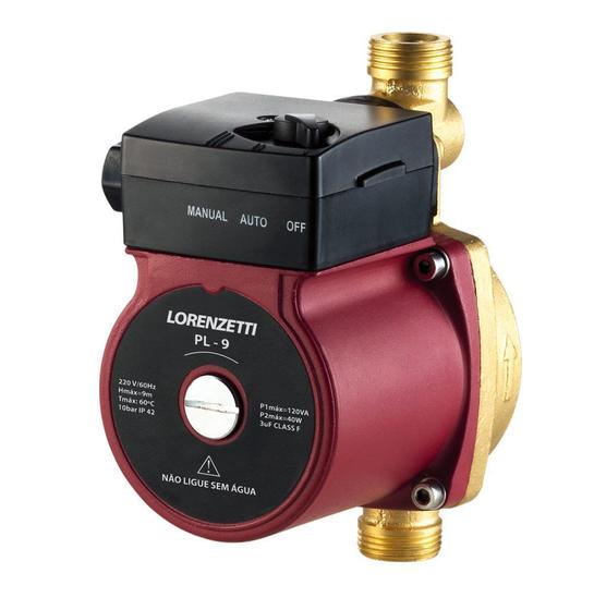 Pressurizador de água Lorenzetti PL9 (9 mca) 220v Menor preço em Pressurizador de água Lorenzetti PL9 (9 mca) 220v