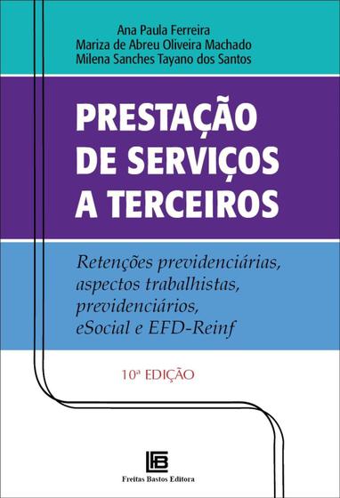 Imagem de Prestação De Serviços A Terceiros - 10ª Ed. 2019 - FREITAS BASTOS