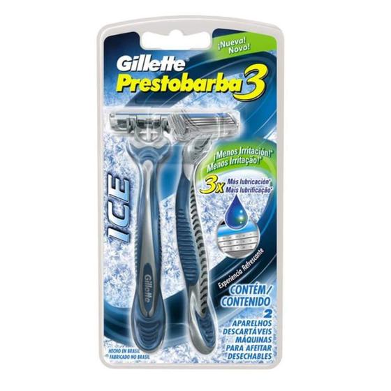 Imagem de Prestobarba Ice Aparelho Prestobarba 3 Masculino Sm C/2