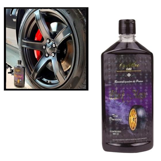 Imagem de Pretinho de Pneu Cadillac Black Magic 500ml