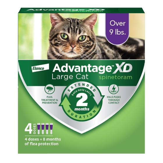 Imagem de Prevenção e tratamento de pulgas Advantage XD Large Cat com mais de 4 kg