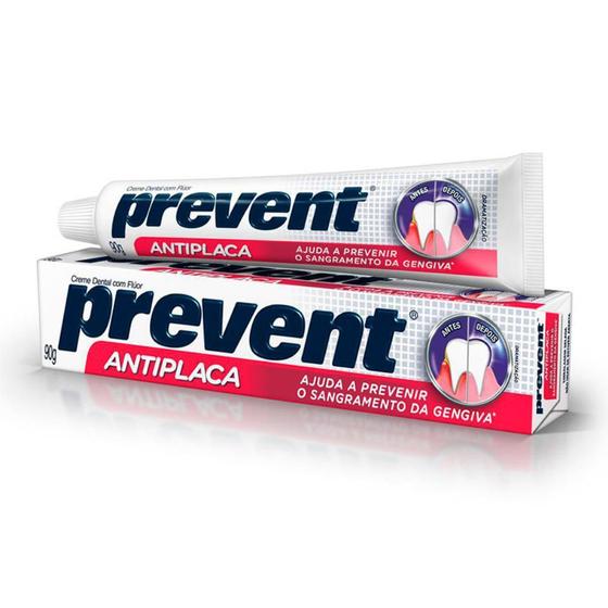 Imagem de Prevent creme dental antiplaca com 90g
