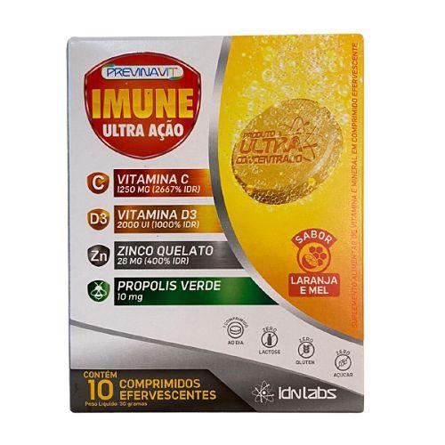 Previnavit Imune VitC+D+Zinco+Própolis c/10 cps Efervescente Menor preço em Previnavit Imune VitC+D+Zinco+Própolis c/10 cps Efervescente
