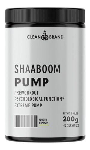 Imagem de Preworkout Shaboom Pump 200G 40 Treinos CleanBrand