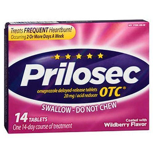Imagem de Prilosec OTC Wildberry - 14 Comprimidos (Pacote com 6)
