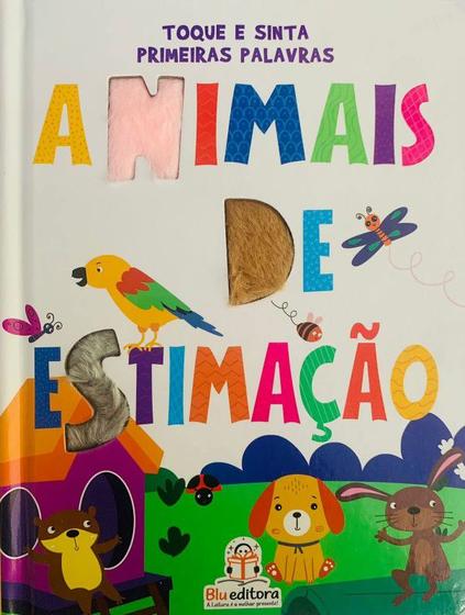 Imagem de Primeiras palavras com toque e sinta - animais de estimação - Blu Editora