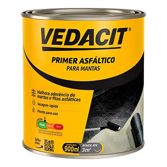 Imagem de Primer Asfáltico Lata com 900ml - 121836 - VEDACIT