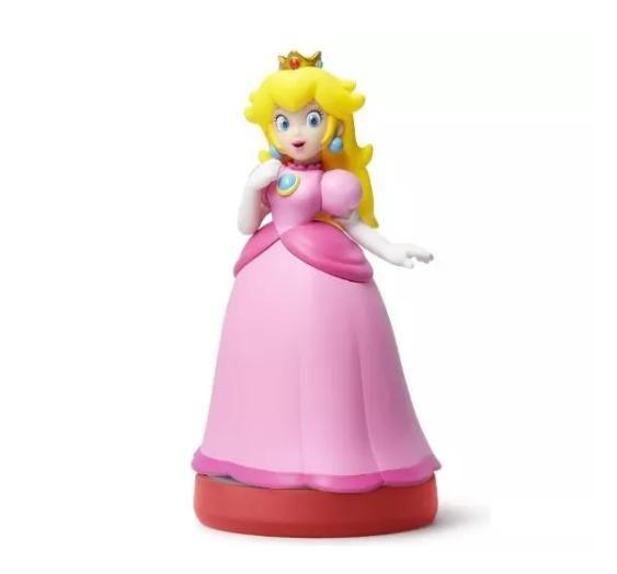 Imagem de Princesa Peach Rosa Reino Dos Cogumelos Super Mario 64 Original Brinquedo Aniversário,Namorados, Amigo Secreto,Decoração