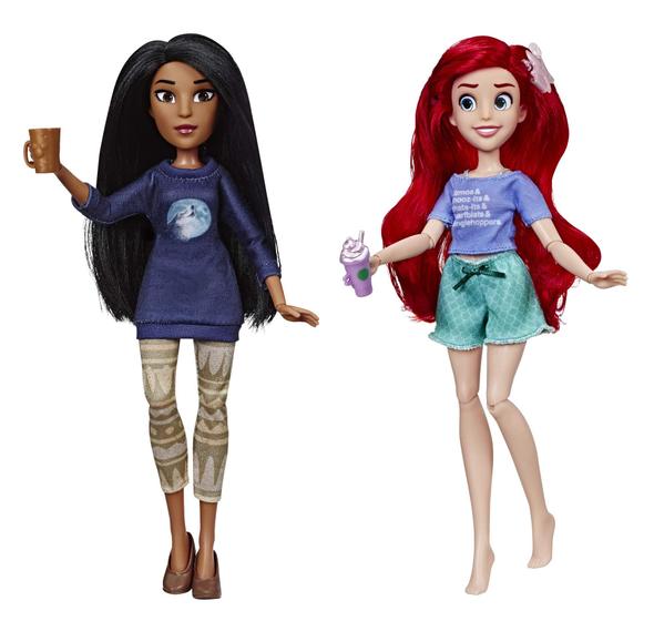 Imagem de Princesas Disney Vençam a Internet, Bonecas do Filme, Ariel e Pocahontas - Roupas Confortáveis e Acessórios