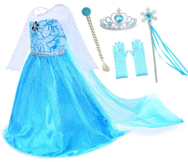 Imagem de Princess Costume Party Chili, vestido de aniversário para meninas de 6 a 7 anos