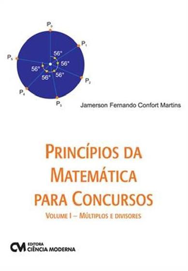 Imagem de Principios da matematica para concursos - vol 1 - CIENCIA MODERNA