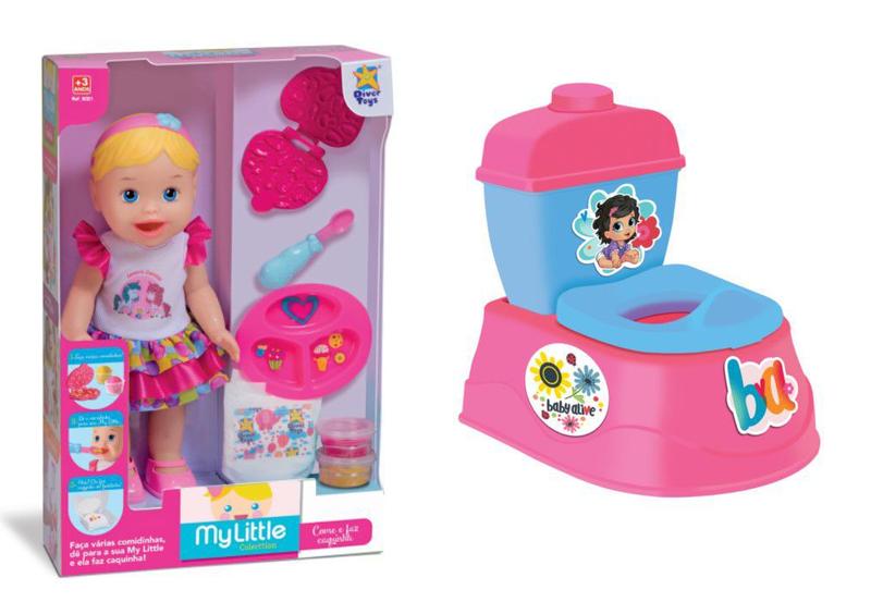 Imagem de Privadinha Com Som Baby Alive + Boneca Come e Faz Caquinha