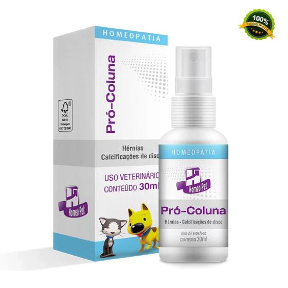 Imagem de Pró Coluna Tratamento para Cães e Gatos Homeopet Real H 30ml