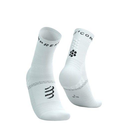 Imagem de Pro Marathon Socks V2.0 Branco e Preto - COMPRESSPORT