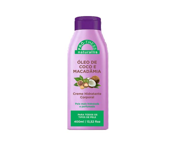 Imagem de Pro Thess Creme Hidratante Corporal Coco e Macadâmia 400ml