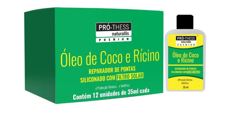 Imagem de Pró thess premium rep. de pontas oleo de coco e ricino 35 ml - Pró-Thess