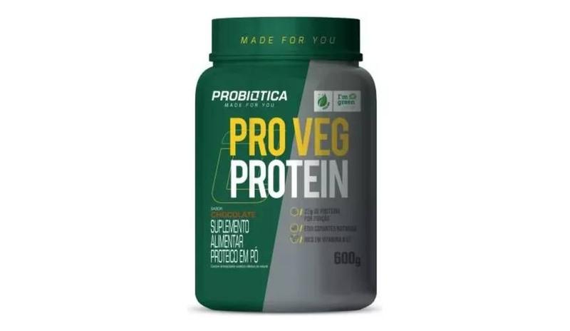 Imagem de Pro Veg Protein Whey Vegano sabor Chocolate Isolado Pote 600g Probiotica