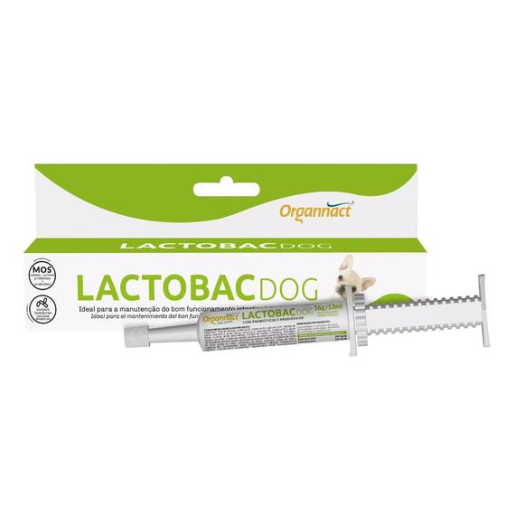 Imagem de Probiotico e Prebiotico Lactobac Dog Organnact 13ml