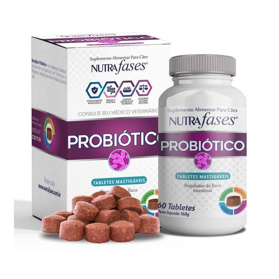 Imagem de Probiotico Nutrafases Para Cães - 60 Tabletes