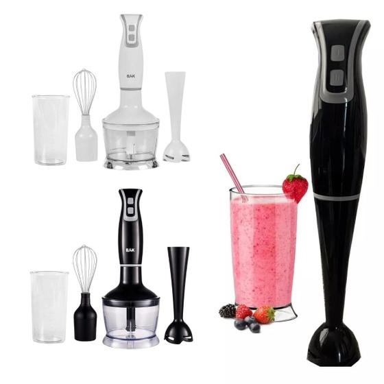 Imagem de Processador 3 Em 1 Mixer Elétrico Portatil Para Cozinha Misturador Triturador 250w