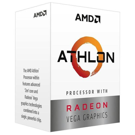 Imagem de Processador Amd Athlon 3000G 3.50Ghz 2 Núcleos 5Mb Socket Am4 Com Cooler
