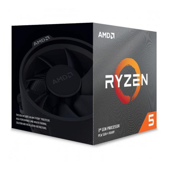 Imagem de Processador AMD Ryzen 5 3600XT 35MB 3.8GHz - 4.5GHz AM4 100-100000-281BOX
