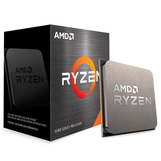 Processador AMD Ryzen 5 5500, 3.6GHz (4.2GHz Max Turbo), Cache 19MB, AM4, Sem Vídeo - 100-100000457BOX Menor preço em Processador AMD Ryzen 5 5500, 3.6GHz (4.2GHz Max Turbo), Cache 19MB, AM4, Sem Vídeo - 100-100000457BOX
