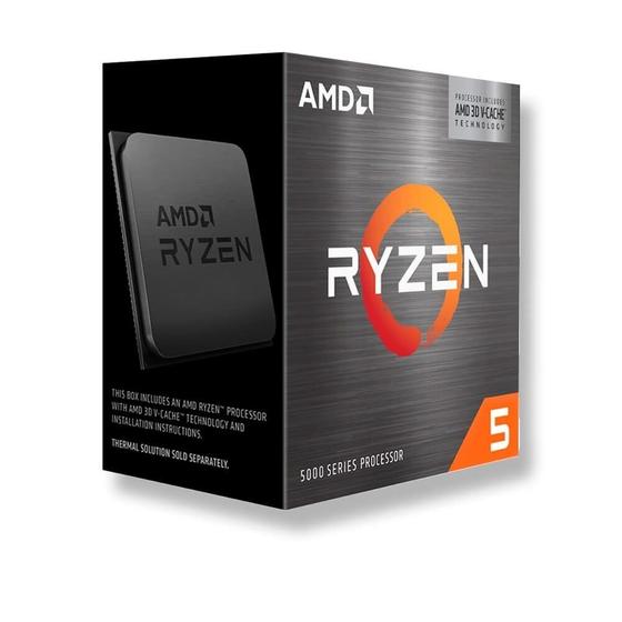 Processador AMD RYZEN 5 5500X3D, 3 GHz (4 GHz Max.), Threads 12, Cache 96MB, AM4 - 100-100001504WOF Imagem de Processador AMD RYZEN 5 5500X3D, 3 GHz (4 GHz Max.), Threads 12, Cache 96MB, AM4 - 100-100001504WOF