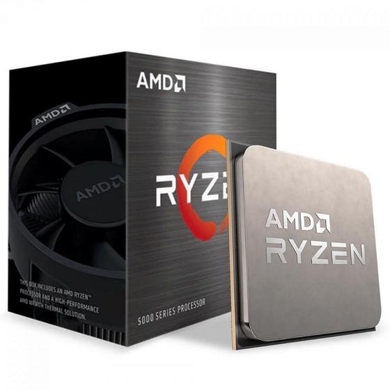 Imagem de Processador AMD Ryzen 5 5600 3.5GHz (4.4GHz T),6-Cores 12-T,