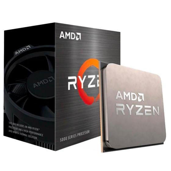 Imagem de Processador Amd Ryzen 5 5600 3.5Ghz (4.4Ghz Turbo) Am4 - 100-100000927Box