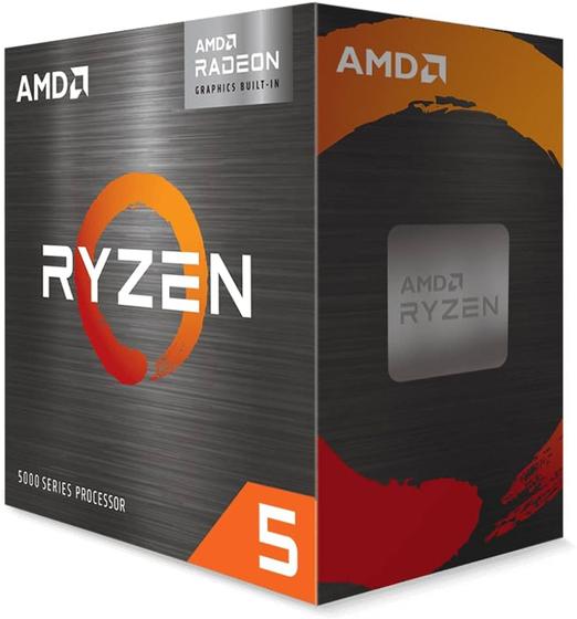 Imagem de Processador AMD Ryzen 5 5600G, 3.9GHz (4.4GHz Ma, AM4, Vídeo Integrado, 6 Núcleos - 100-100000252BOX